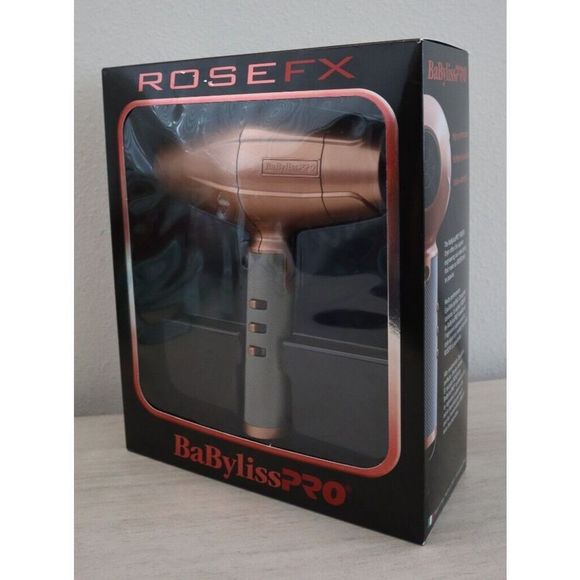 BaByliss PRO ROSEFX Rose Gold FX 2-Speed High-Performance Turbo Hair Dryer - Picture 3 of 6